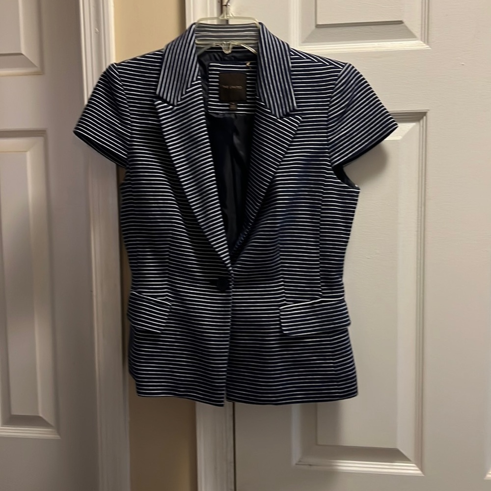 Limited brand cap sleeve jacket- EUC